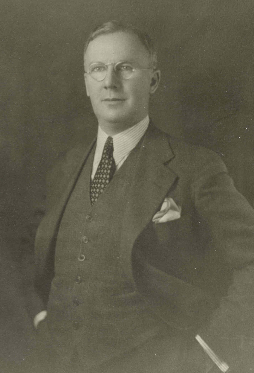 Portrait of a former director of Montreal cotton.